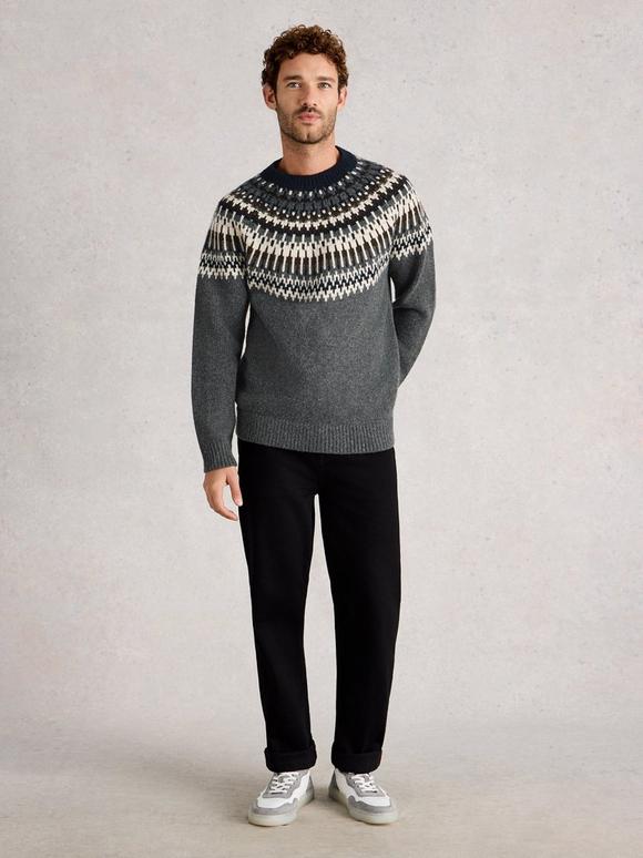 Claude Fairisle Crew Neck