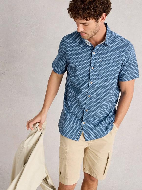 Finsbury Flower SS Print Shirt