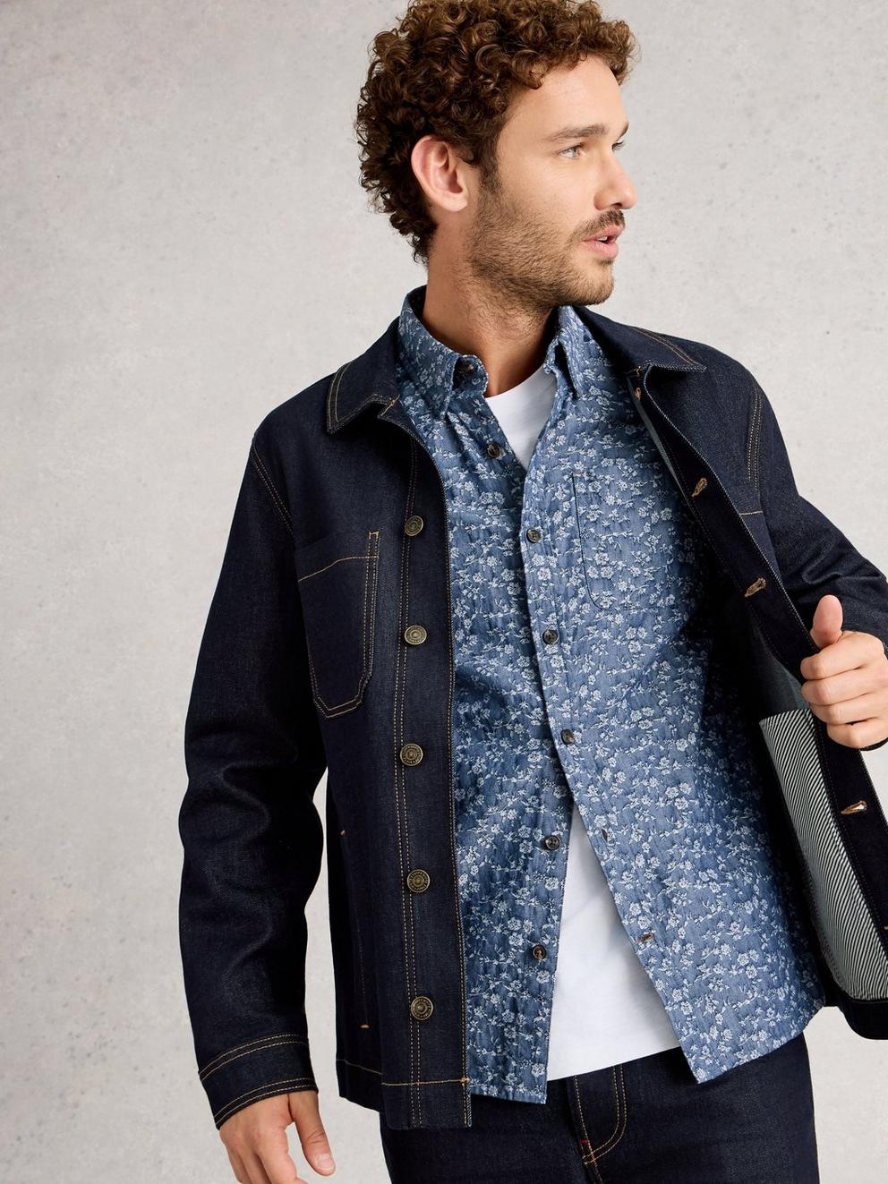 Jacquard Floral Shirt