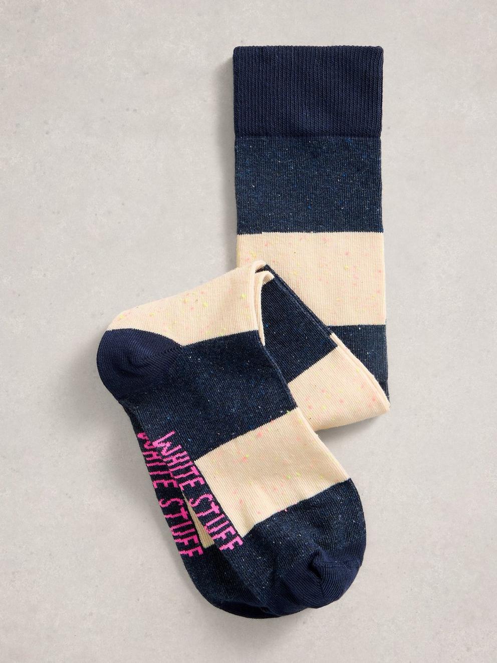 Striped Knee High Sock