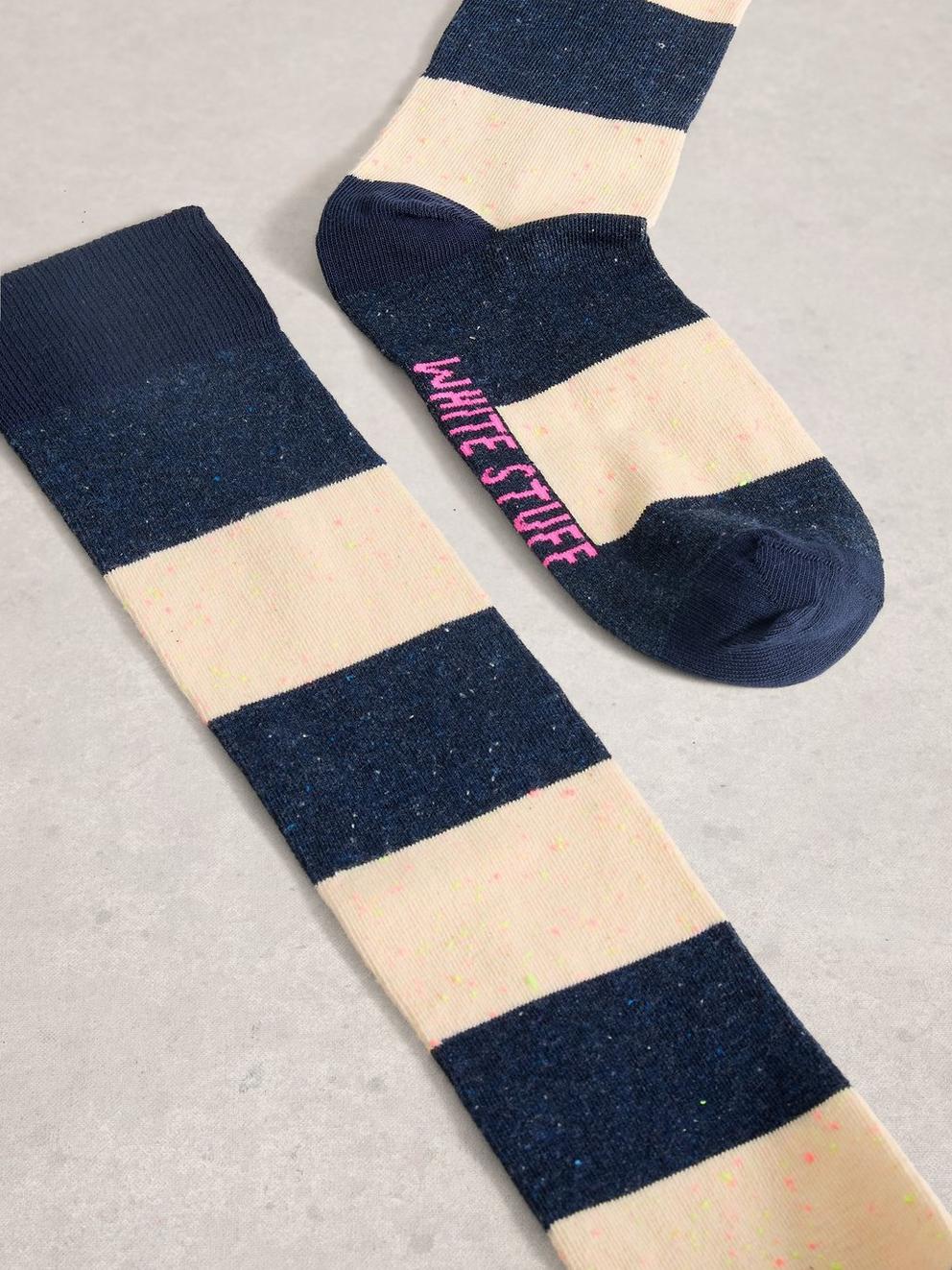 Striped Knee High Sock