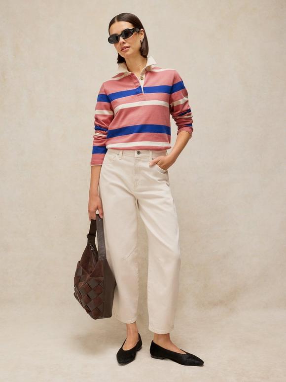 Aubrey Barrel Leg Jean
