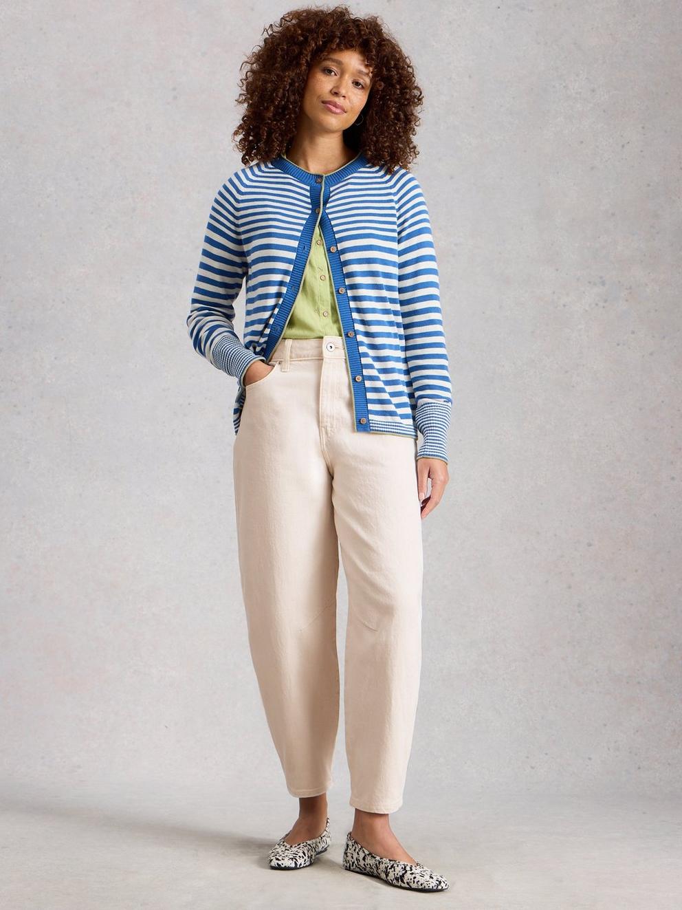 Aubrey Barrel Leg Jean