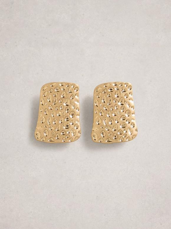 Mia Textured Stud Earring