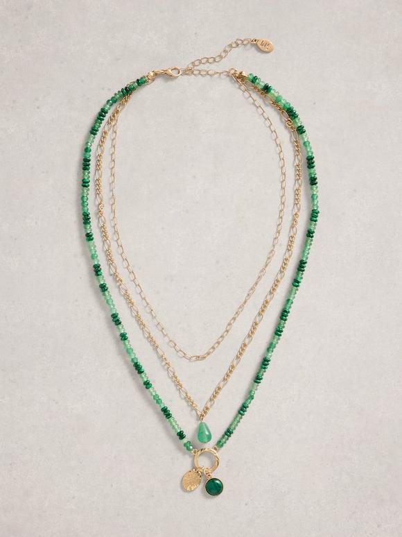 Billie Layered Bead Necklace