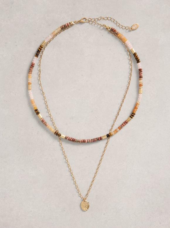 Sophie Layered Bead Necklace
