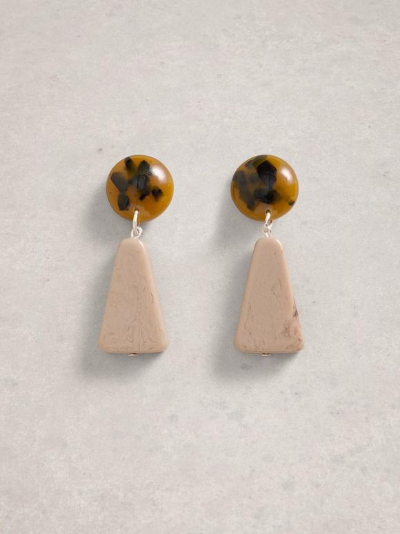Bea Resin Drop Earring