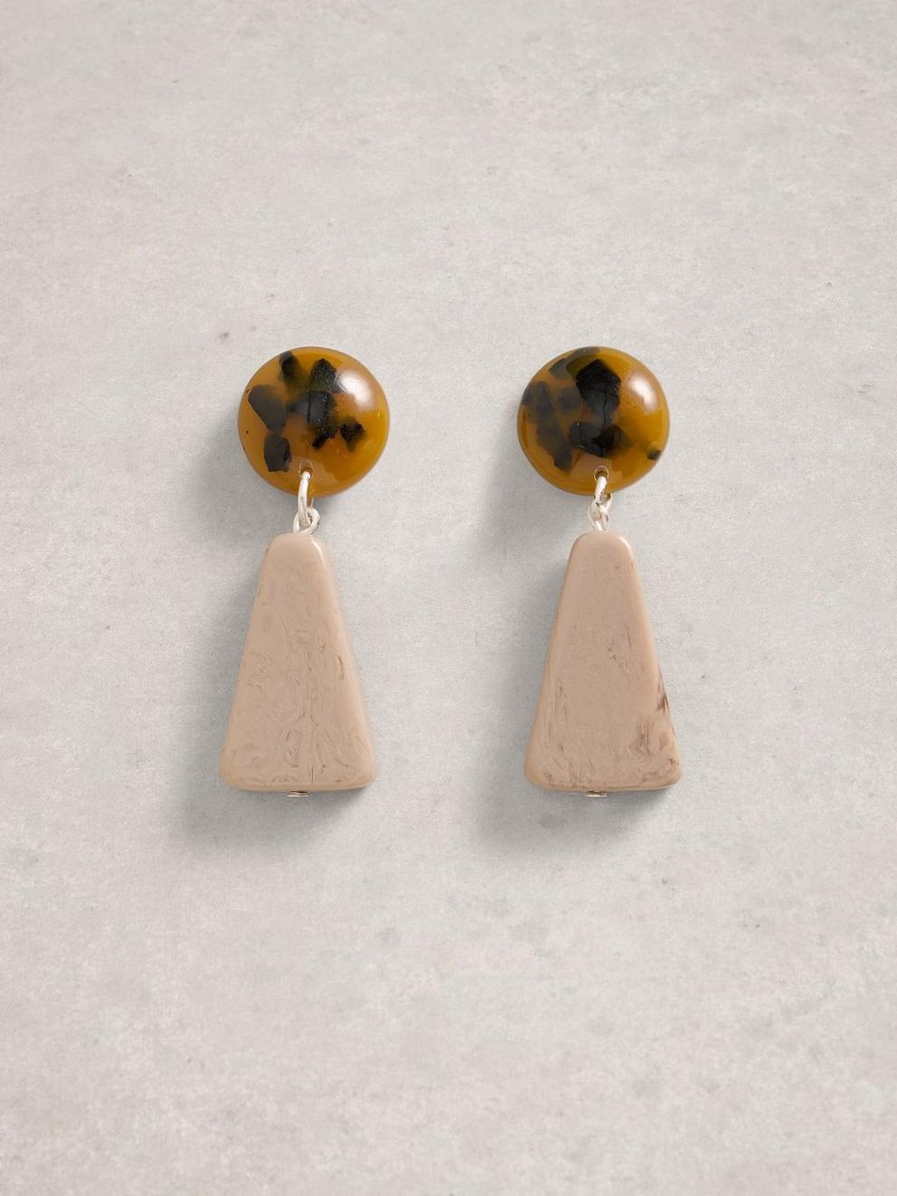 Bea Resin Drop Earring