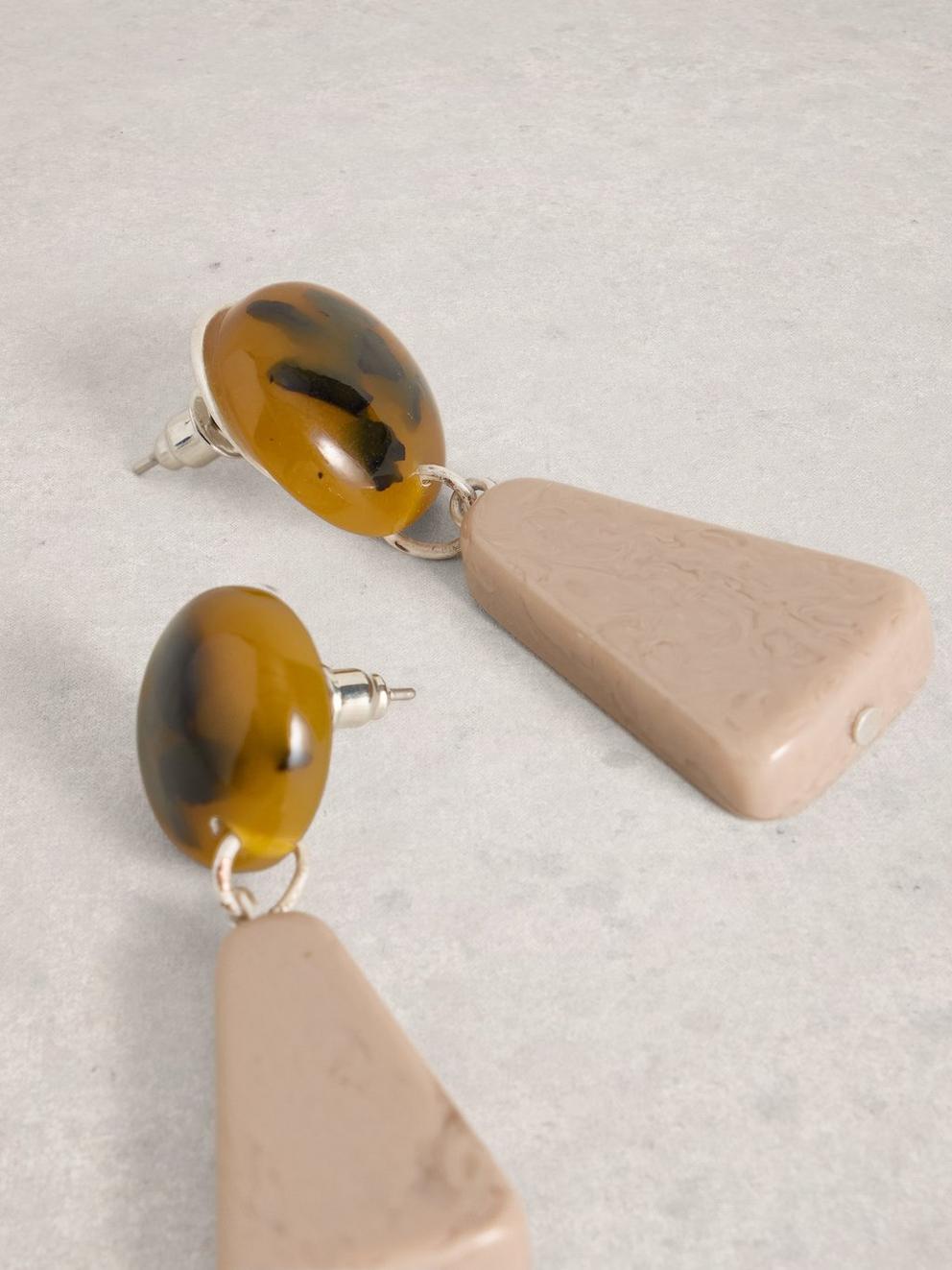 Bea Resin Drop Earring