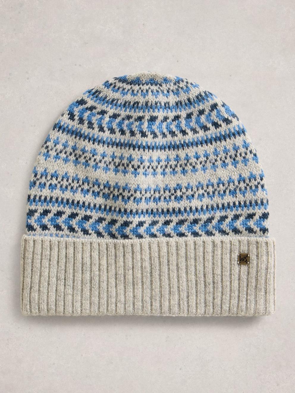 Sean Fairisle Knitted Beanie
