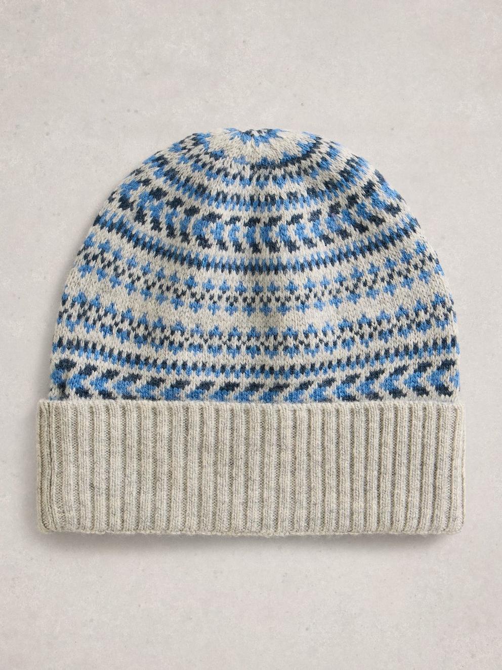 Sean Fairisle Knitted Beanie