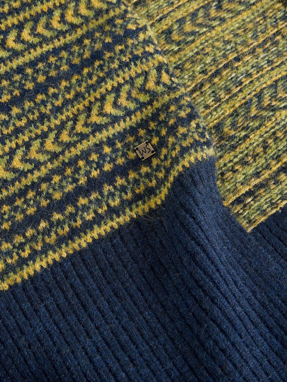 Jasper Fairisle Knit Scarf