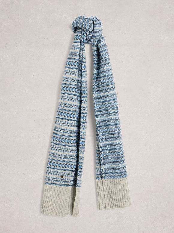 Sean Fairisle Knit Scarf