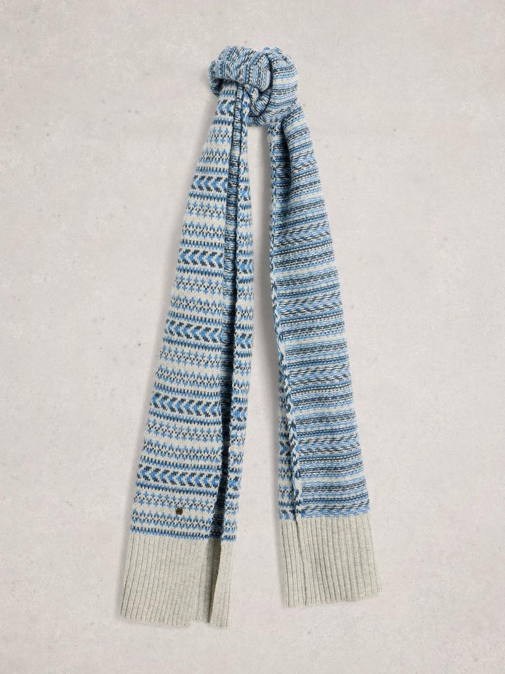 Sean Fairisle Knit Scarf