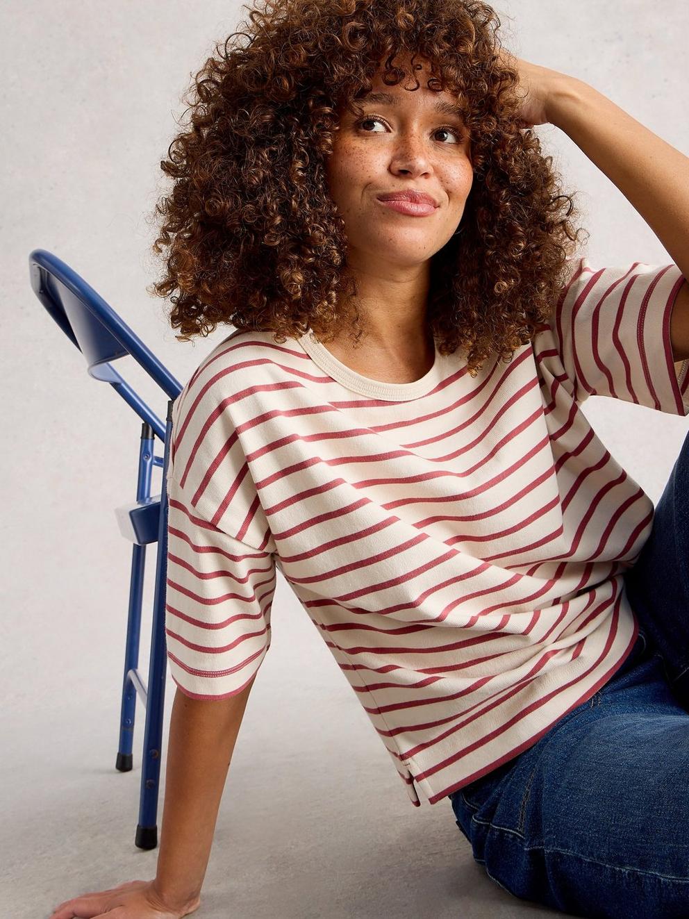 KATYA STRIPED TEE