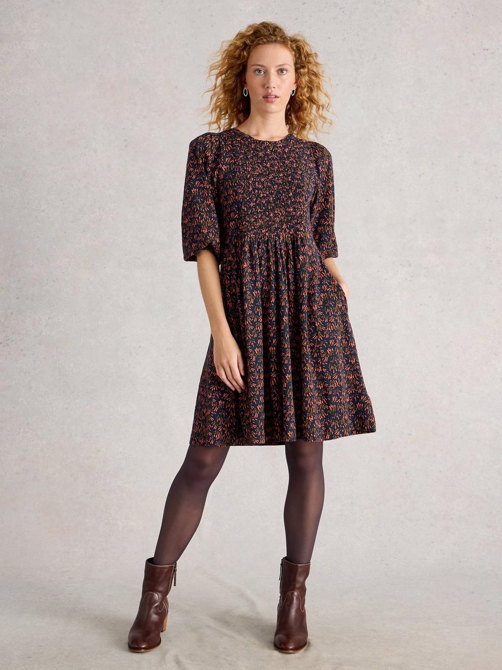 Maeva Jersey Crew Neck Dress