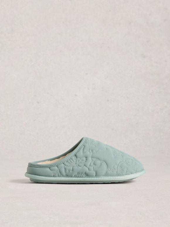 Quilted Slipper Mule