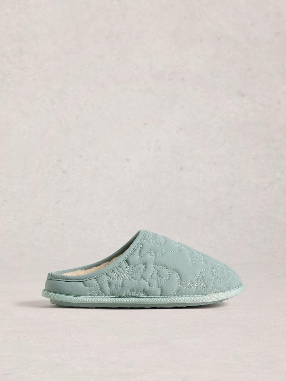 Quilted Slipper Mule