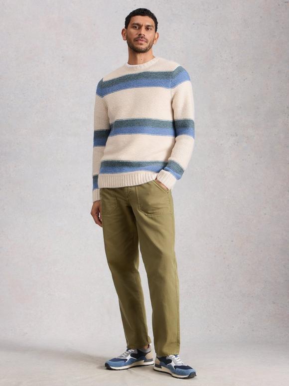 Baxton Stripe Crew Neck