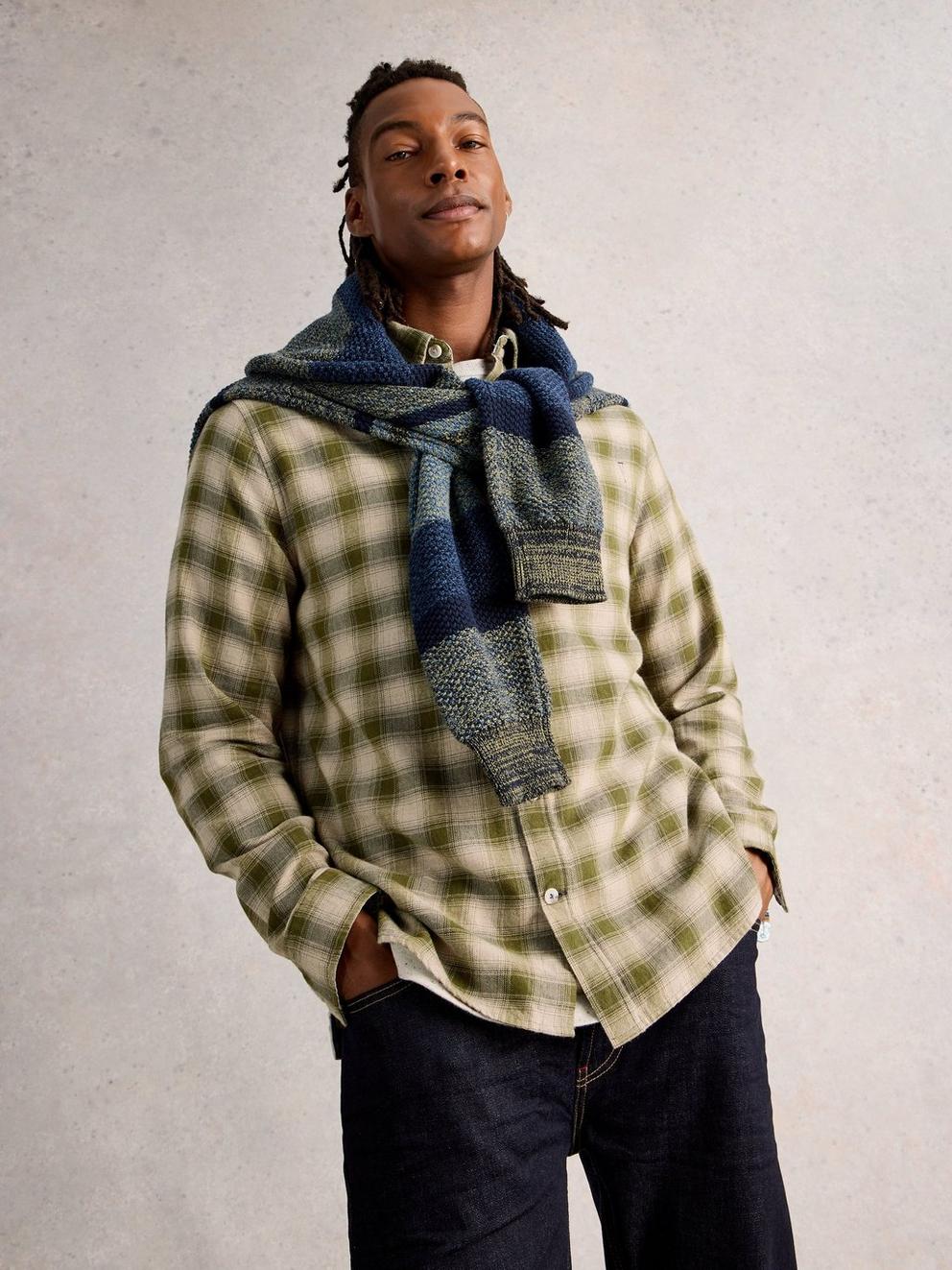 Ludlow Two Toned Check Shirt