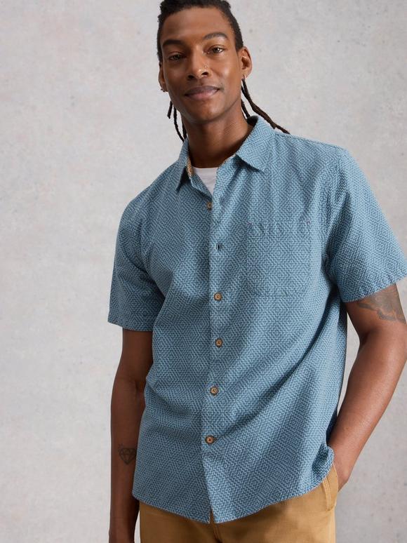 Tile Stitch SS Shirt