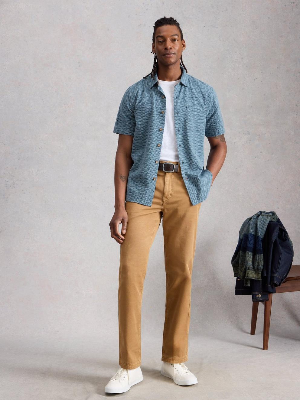 Tile Stitch SS Shirt