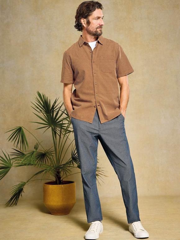 Tile Stitch SS Shirt