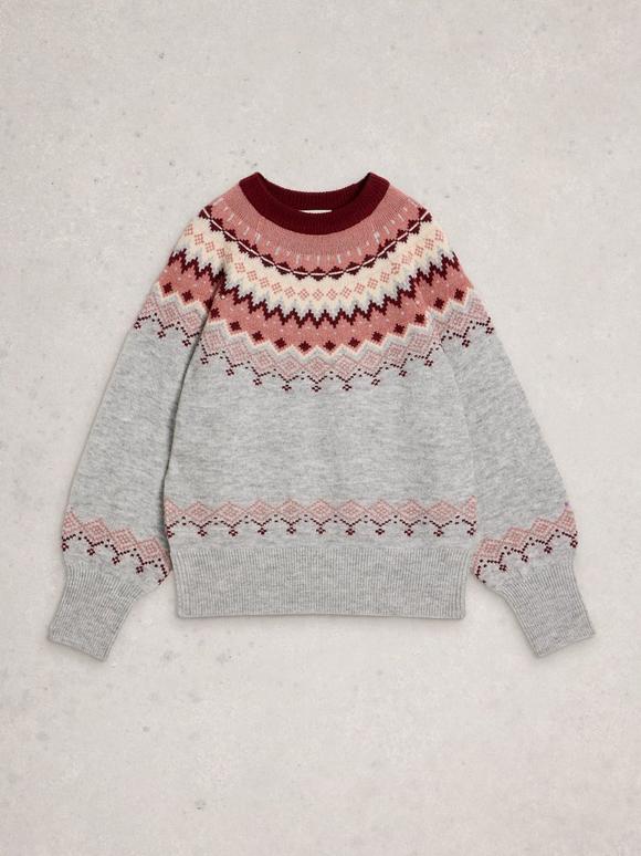 FAIRISLE CREW NECK JUMPER