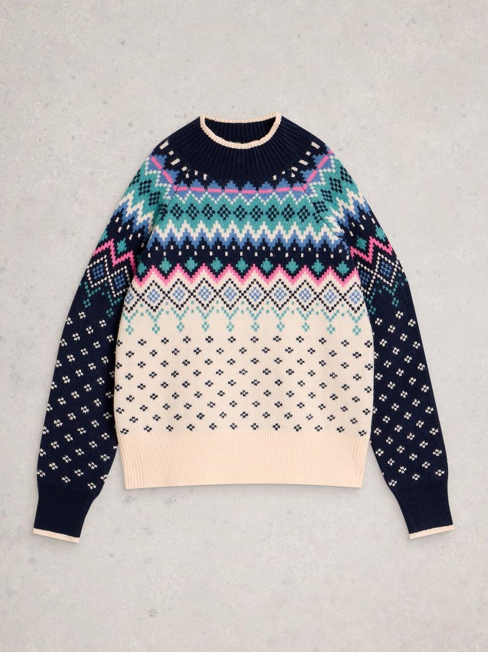 FAIRISLE HIGH NECK JUMPER
