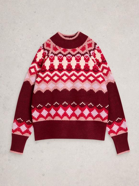 FAIRISLE HIGH NECK JUMPER