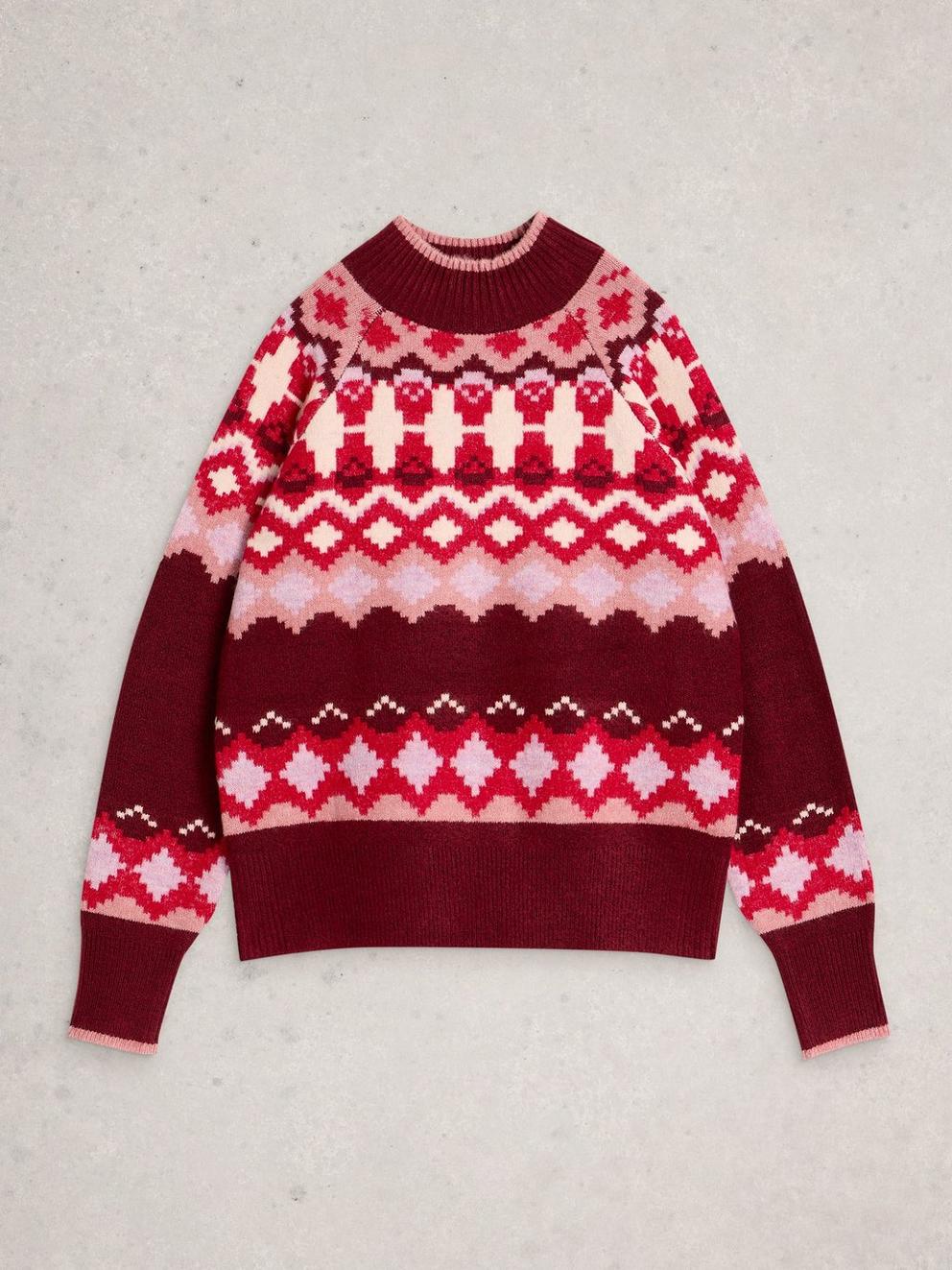 FAIRISLE HIGH NECK JUMPER
