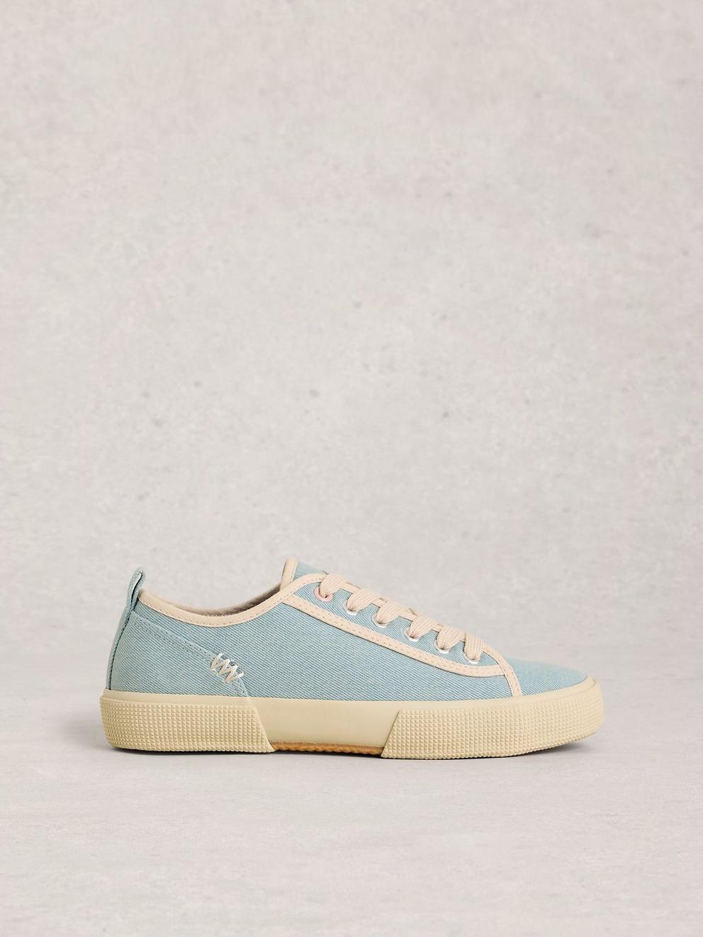 Pippa Lace Up Canvas Trainer