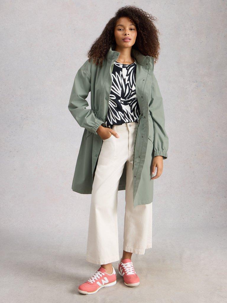 Delilah Linen Jacket in DK RED | White Stuff