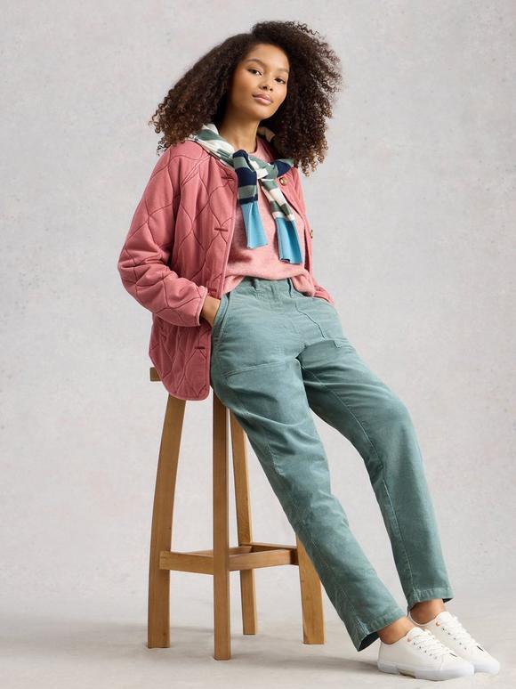 Twister Cord Ankle Length Trouser