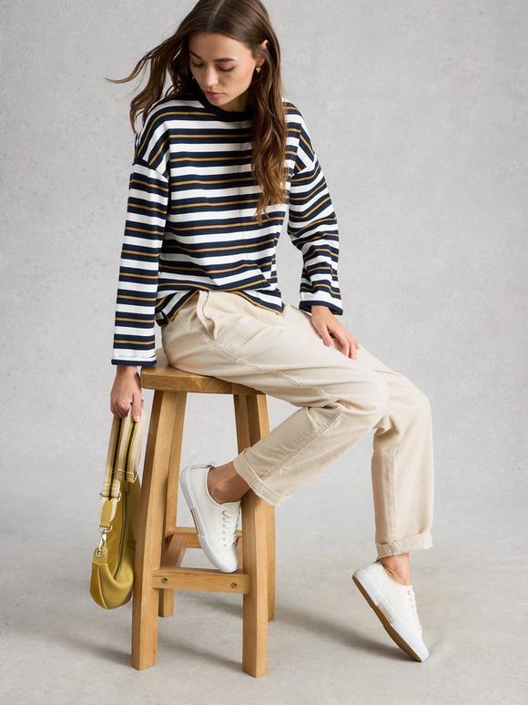 Twister Cord Ankle Length Trouser