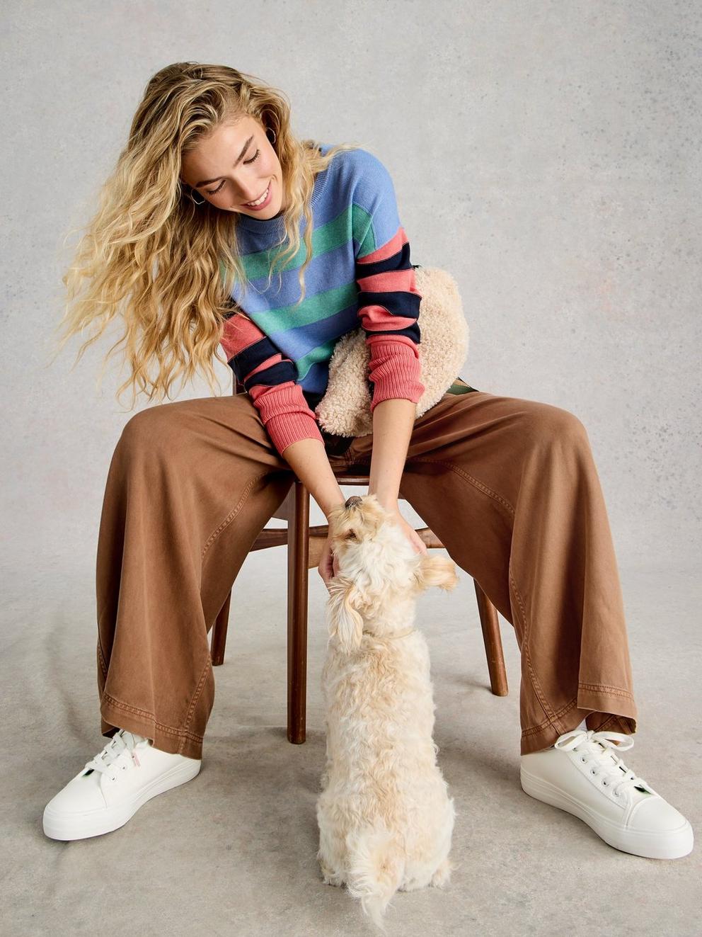 Sasha Full Length Wide Leg Trouser