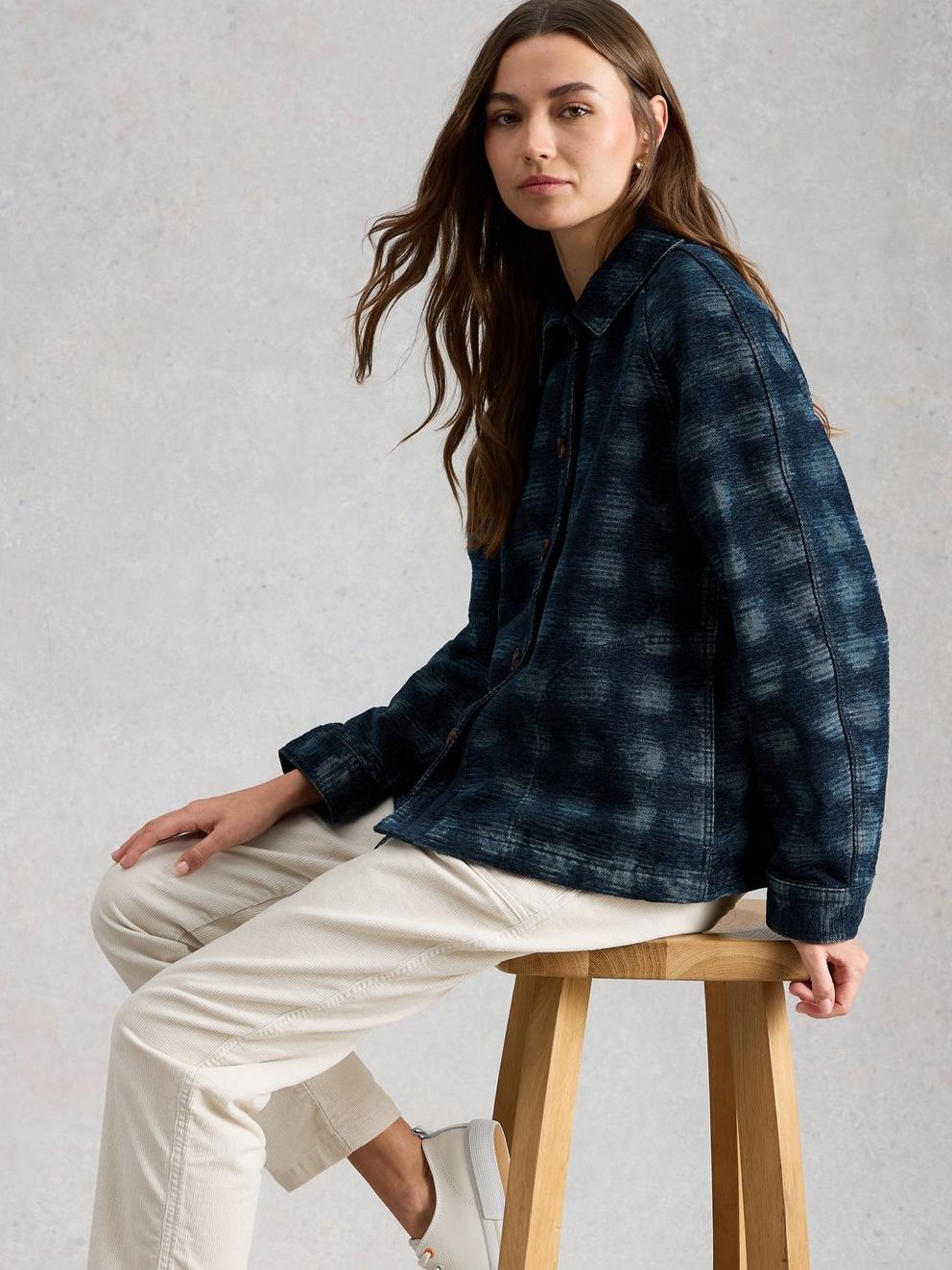 Eden Denim Jacquard Jacket