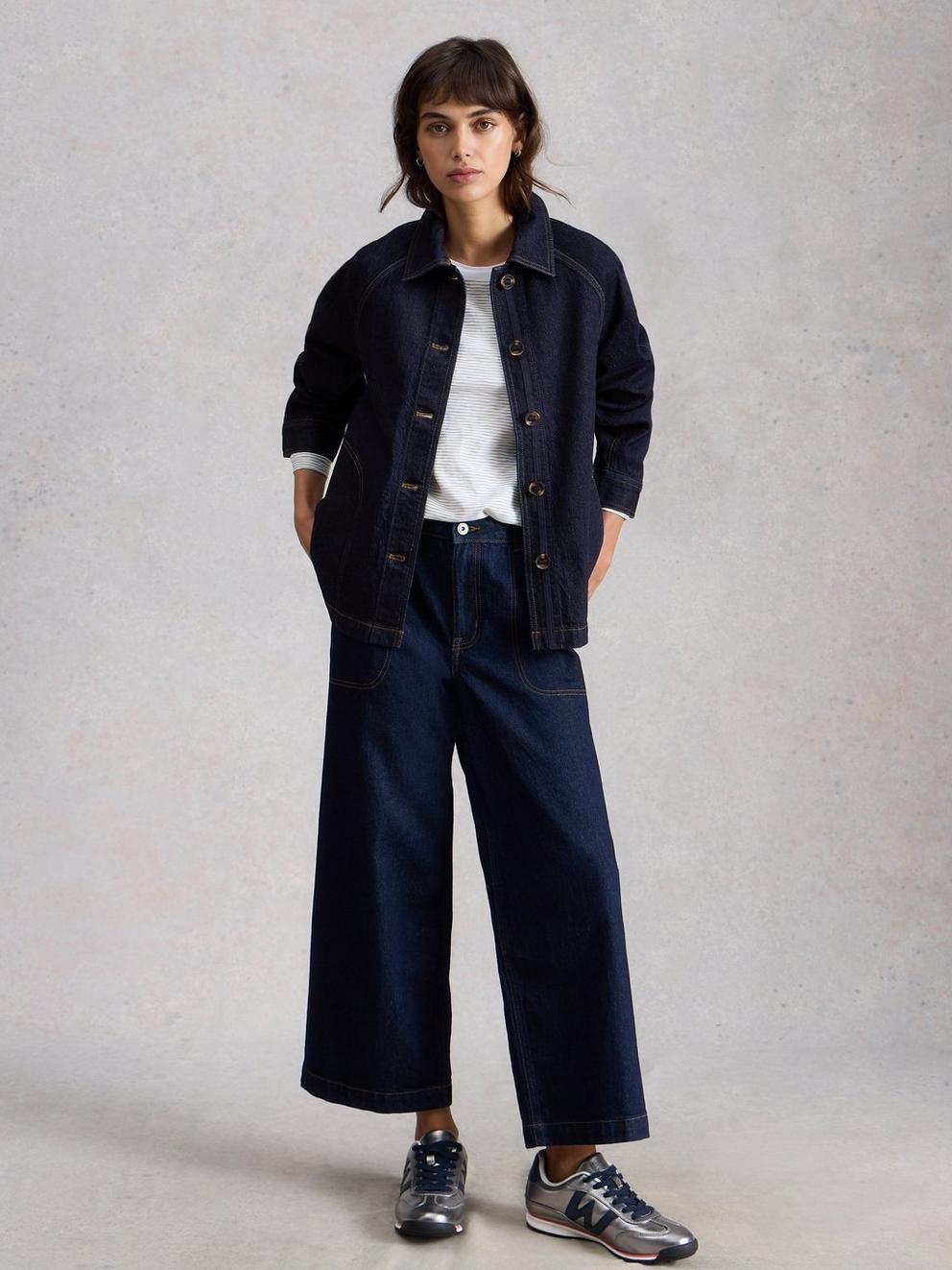 Denim Eden Collared Jacket