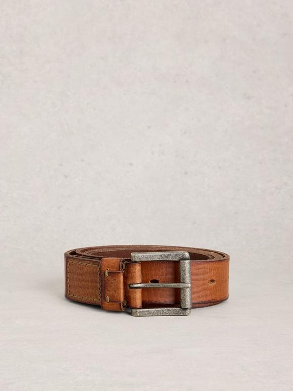 Multi Punch Leather Buckel Belt