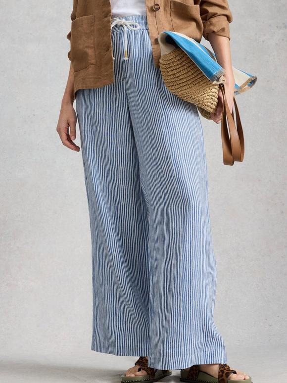 Ally Linen Wide Leg Trouser