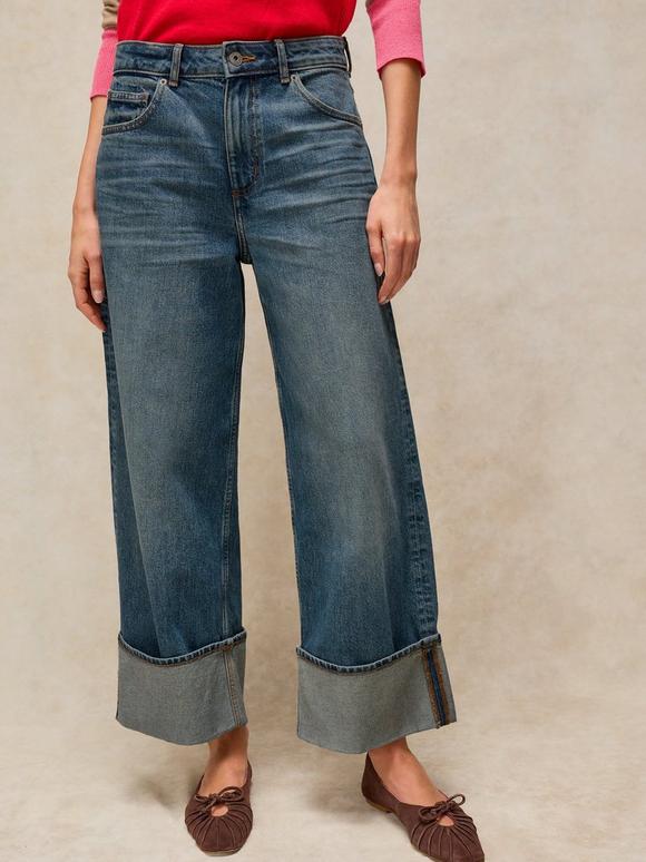 Bailey Straight Turn Up Jean