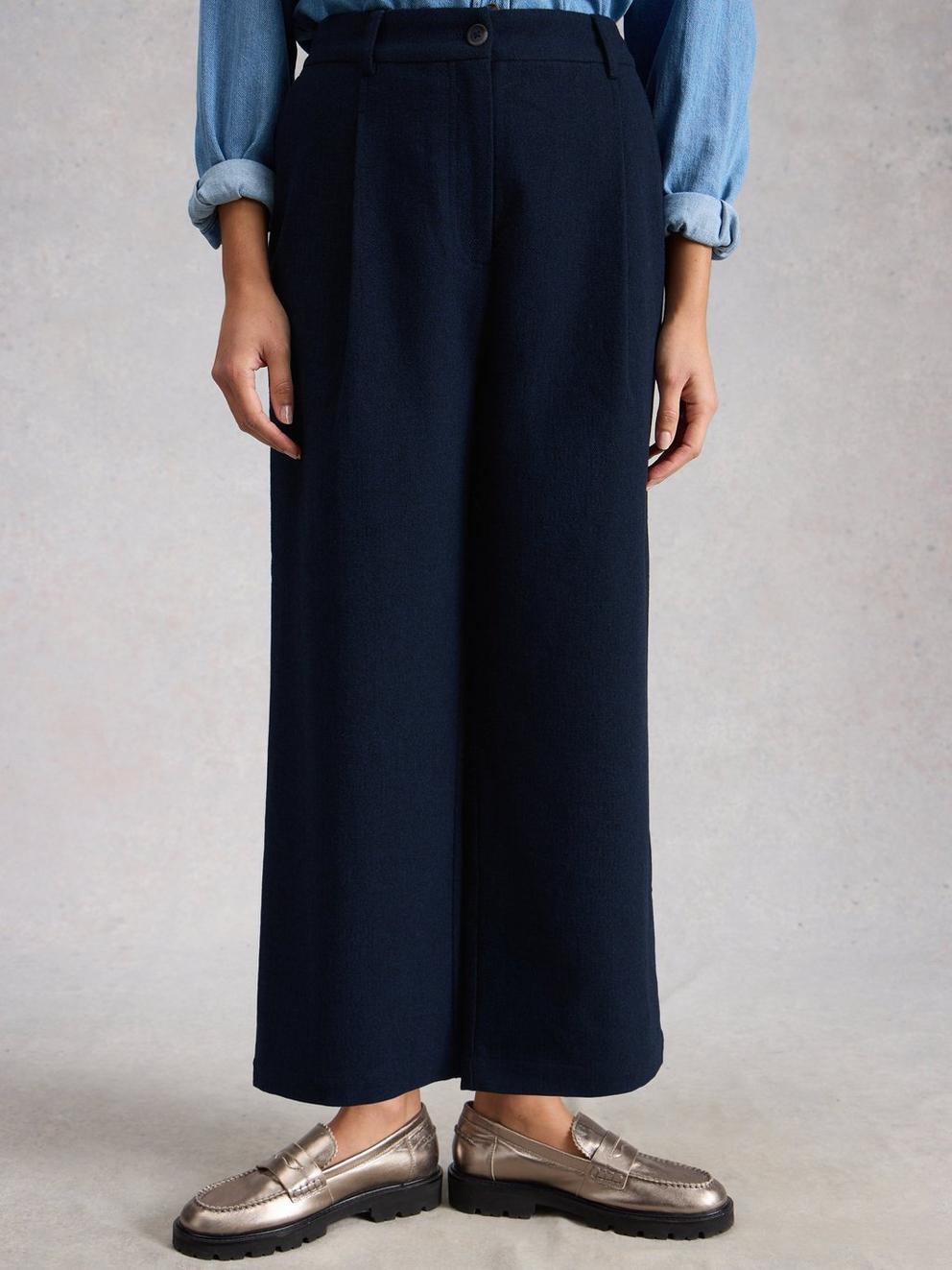 Belle Tweedy Wide Leg Crop