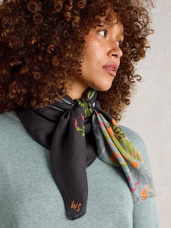 Emma Square Printed Scarf