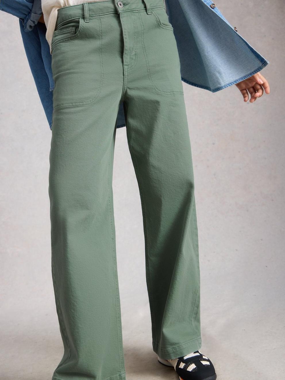 Tia Wide Leg Full Length Jean