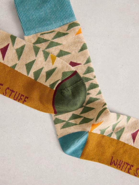 Triangle Geo Ankle Sock