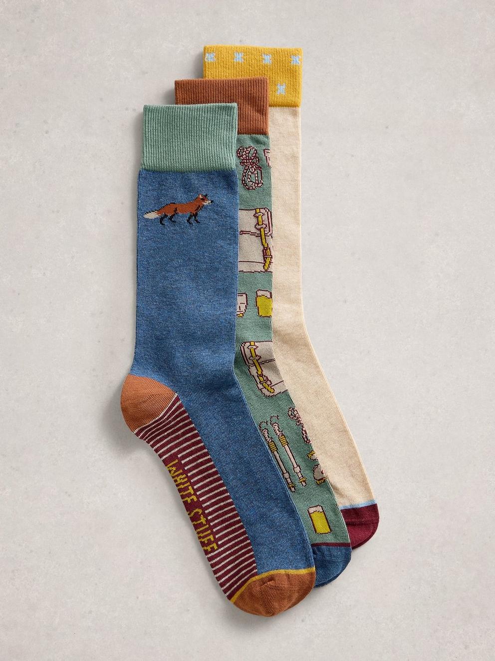 3PK Outdoor Adventure Socks