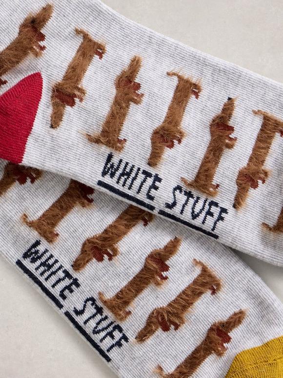 Fluffy Sausage Ankle Sock