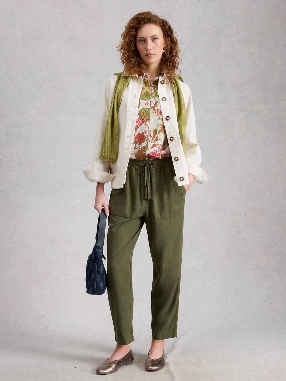 Sophie Collared Organic Cotton Long Sleeve Shirt