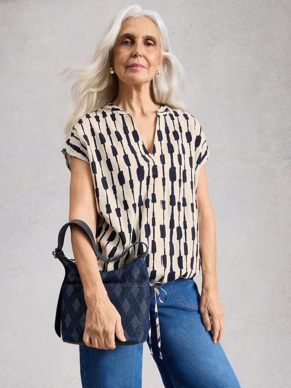 Nicole Linen Blend Top