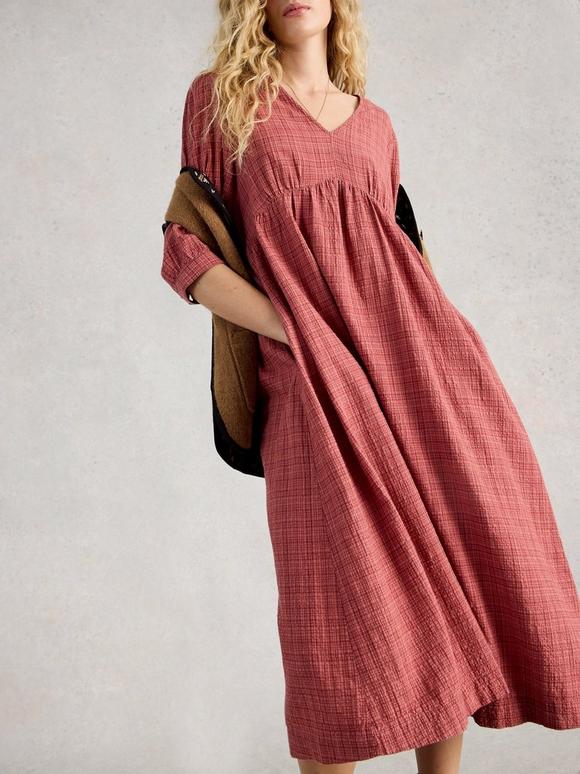 Lucy Print Midi Dress